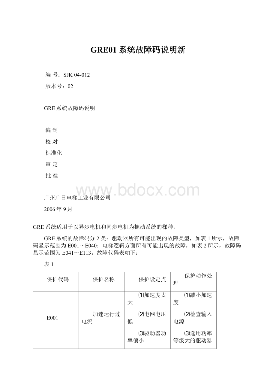 GRE01系统故障码说明新.docx_第1页