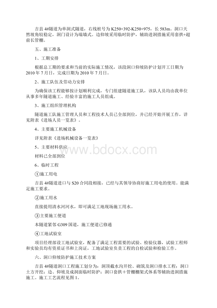 洞口仰坡防护开工报告文档格式.docx_第3页