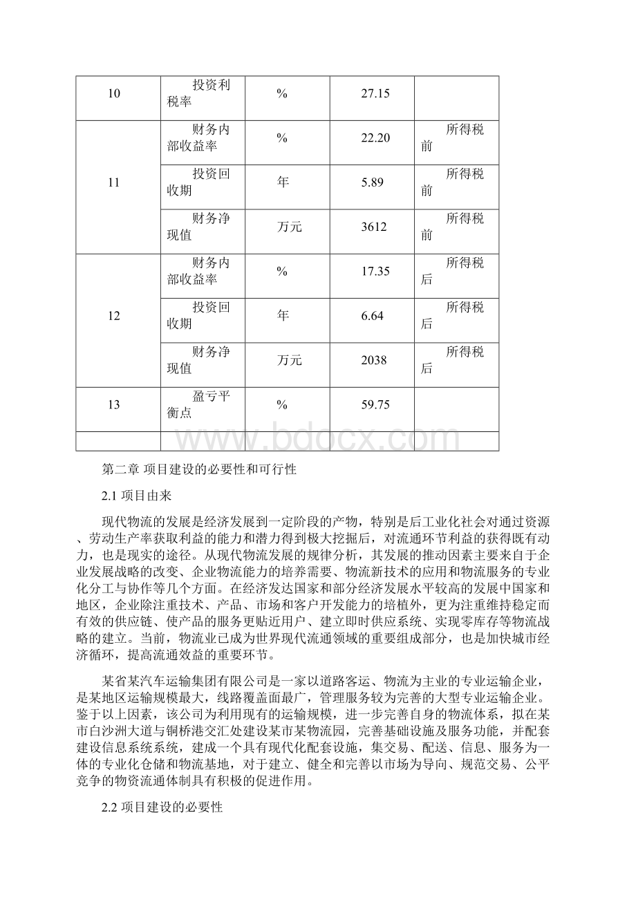 市物流园新建项目可行性研究报告.docx_第3页