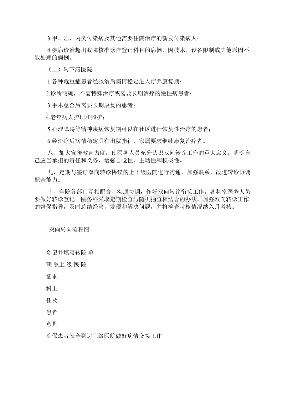 双向转诊制度及流程Word文档格式.docx_第2页