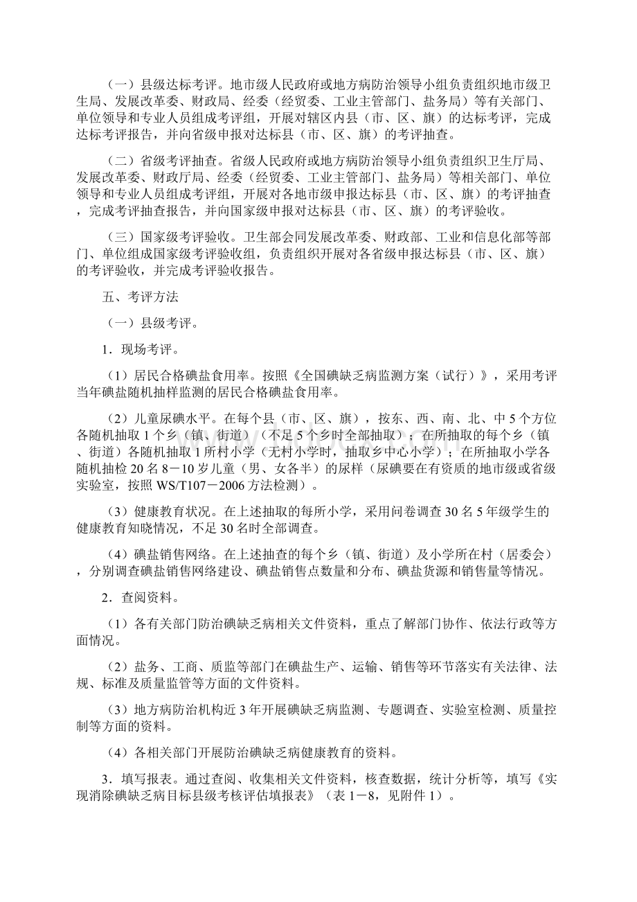 实现消除碘缺乏病目标县级考核评估方案文档格式.docx_第2页