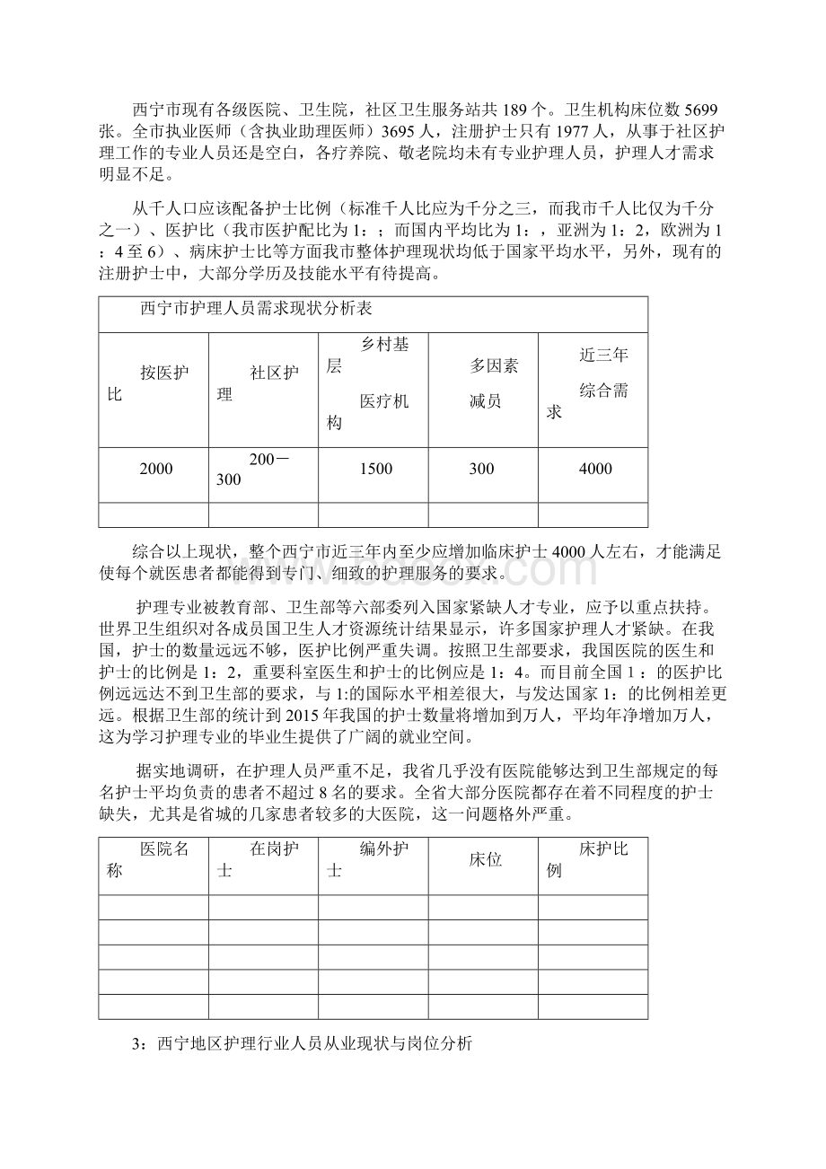 护理人才需求调研报告.docx_第2页