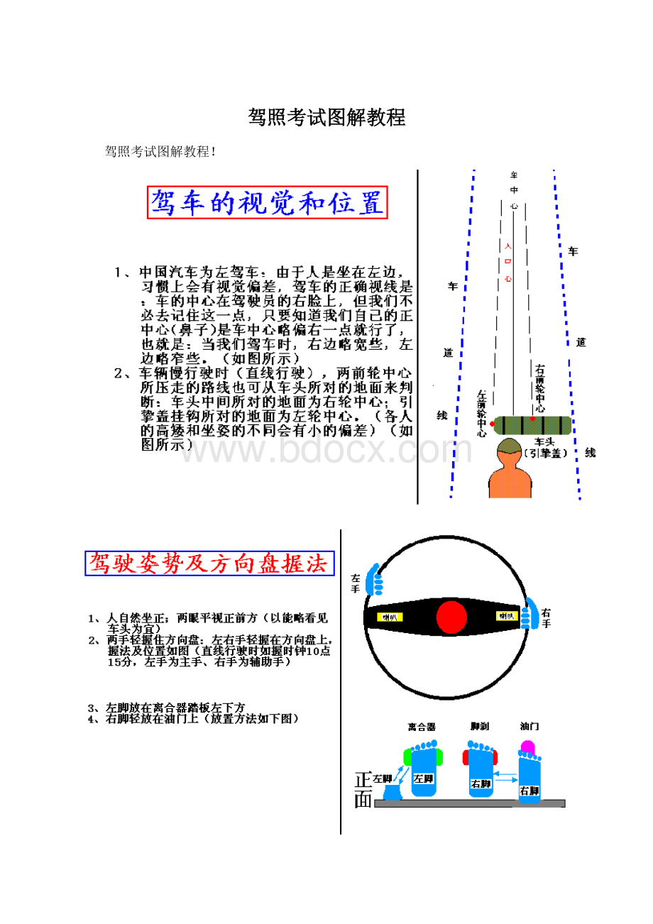 驾照考试图解教程Word文件下载.docx_第1页