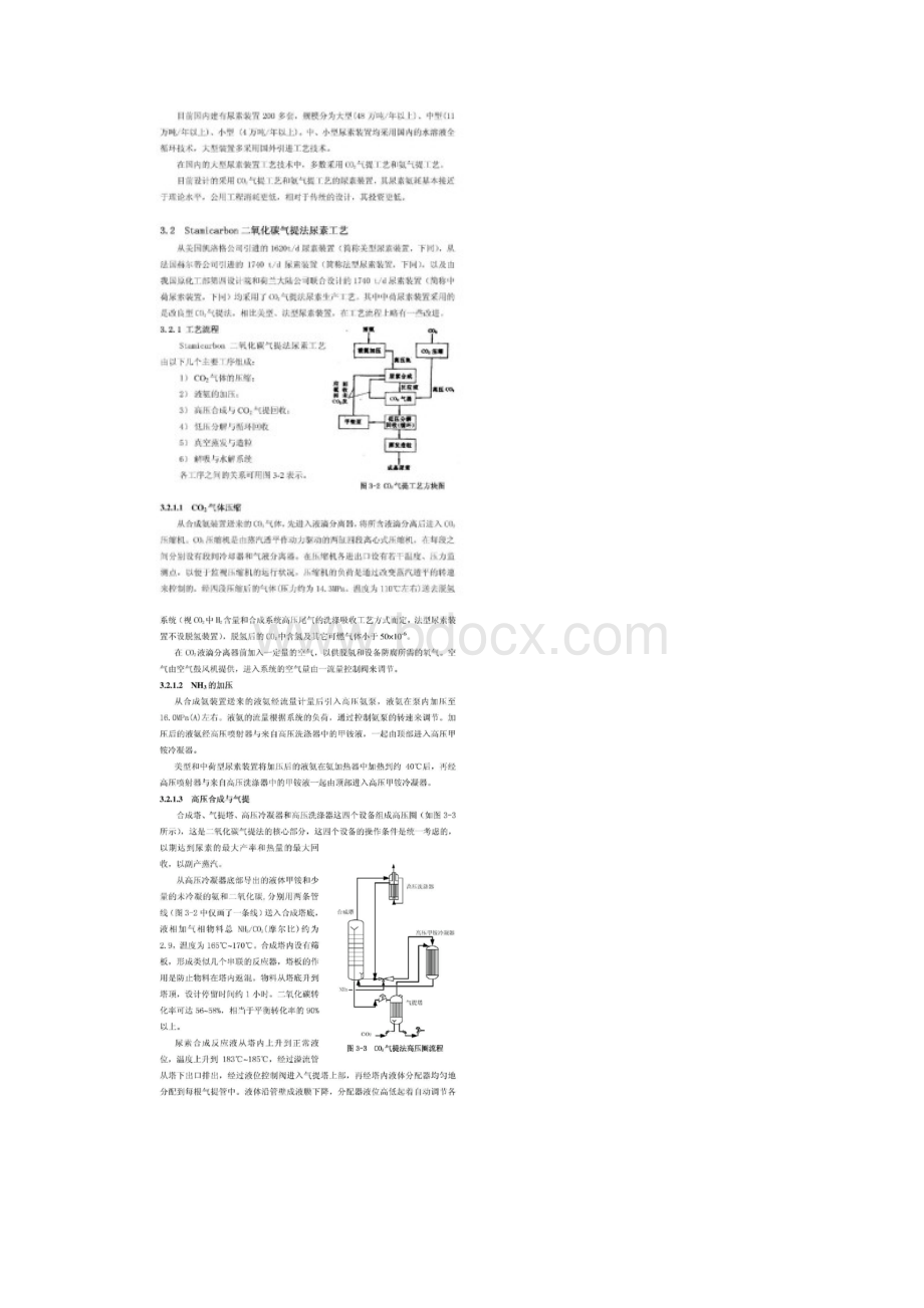 尿素生产工艺的技术特点分析.docx_第2页