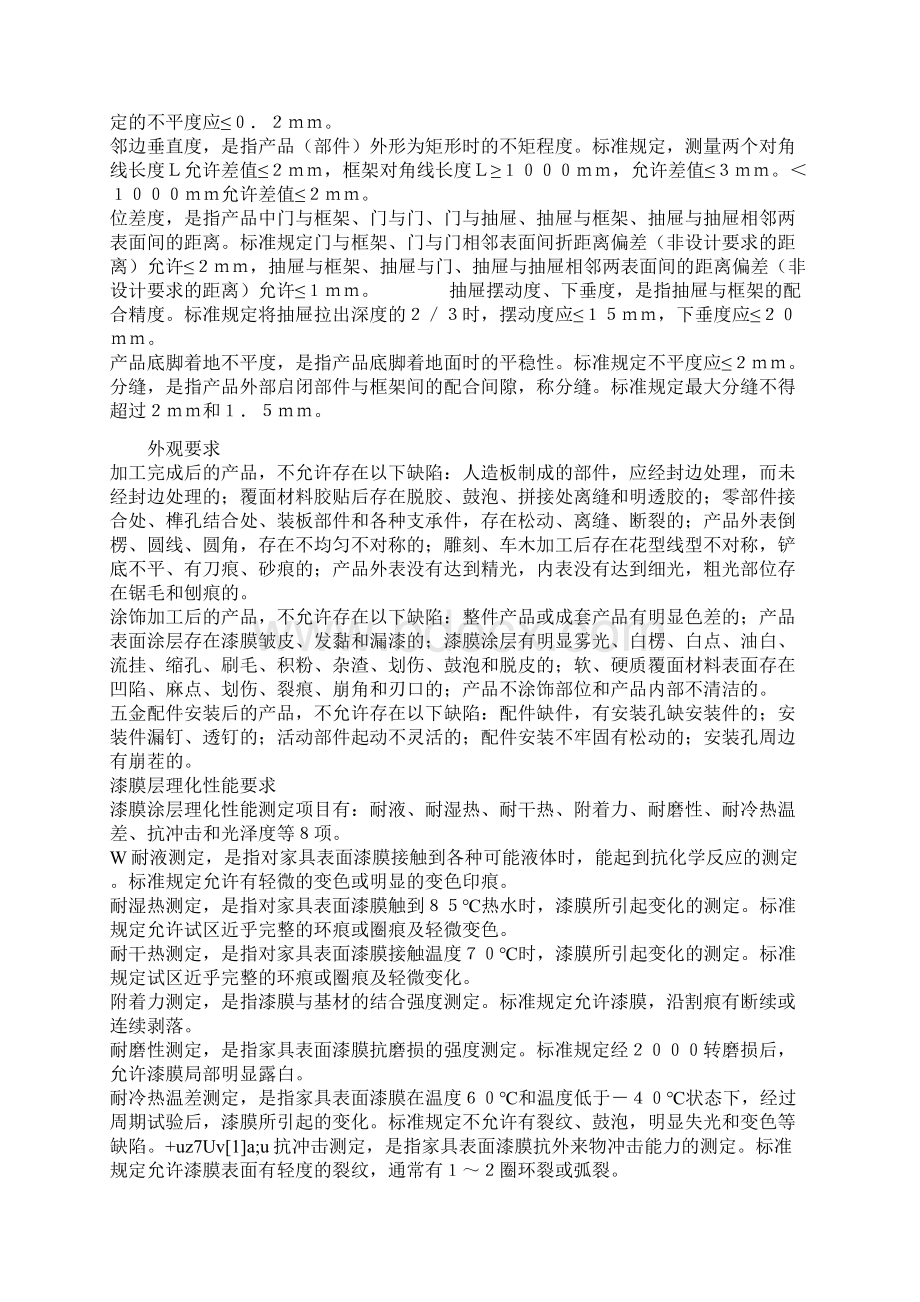 木家具质量检验及质量评定Word格式.docx_第2页