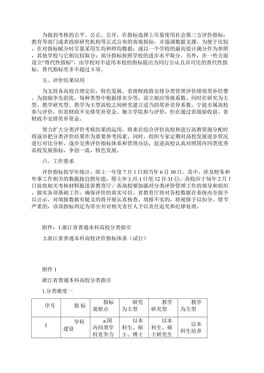 浙江省高校分类评价办法试行Word格式文档下载.docx_第2页