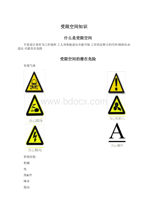 受限空间知识.docx