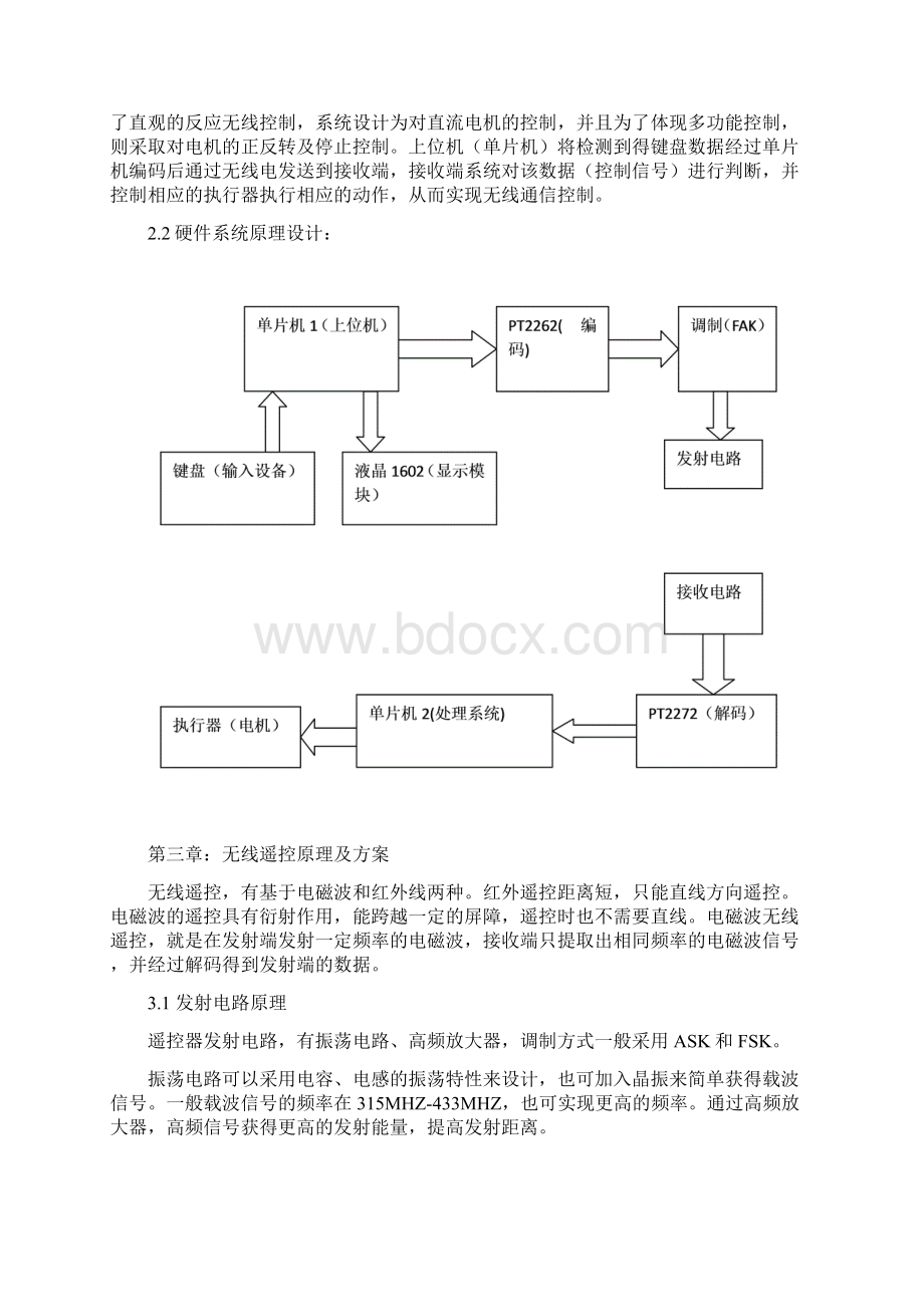 论文多功能无线电通信控制的设计与实现Word下载.docx_第2页