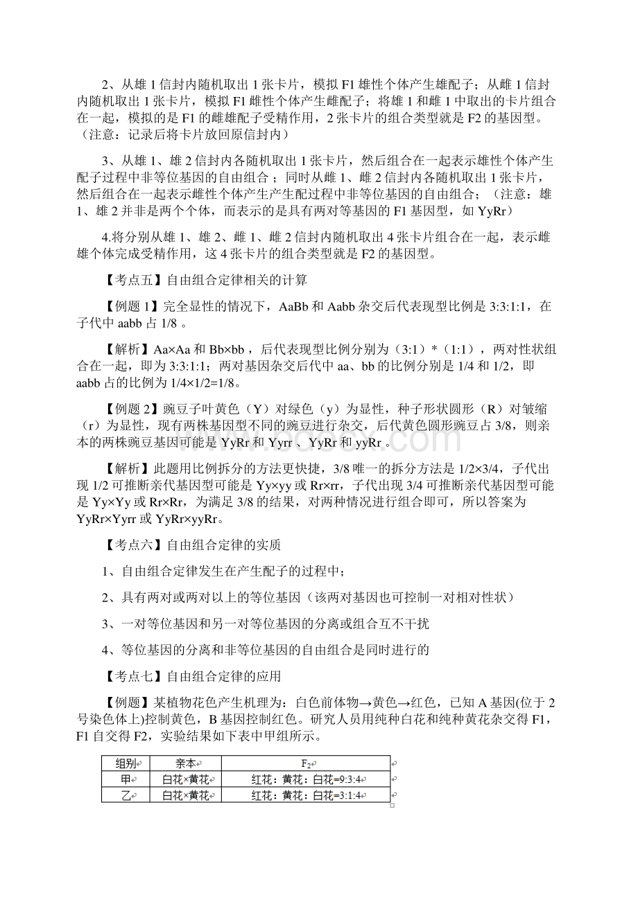 高中生物必修必修二遗传与进化必背知识点.docx_第3页