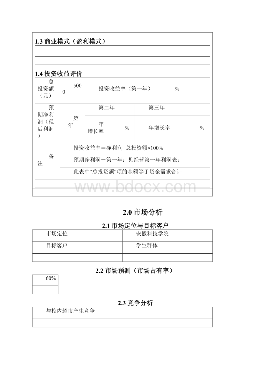 完美升级版Sunshine酸奶会所项目创业计划.docx_第3页