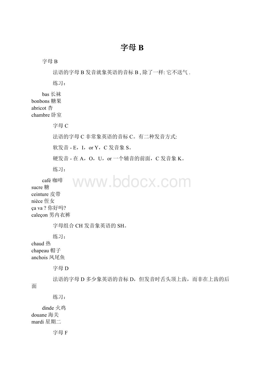 字母 BWord格式文档下载.docx