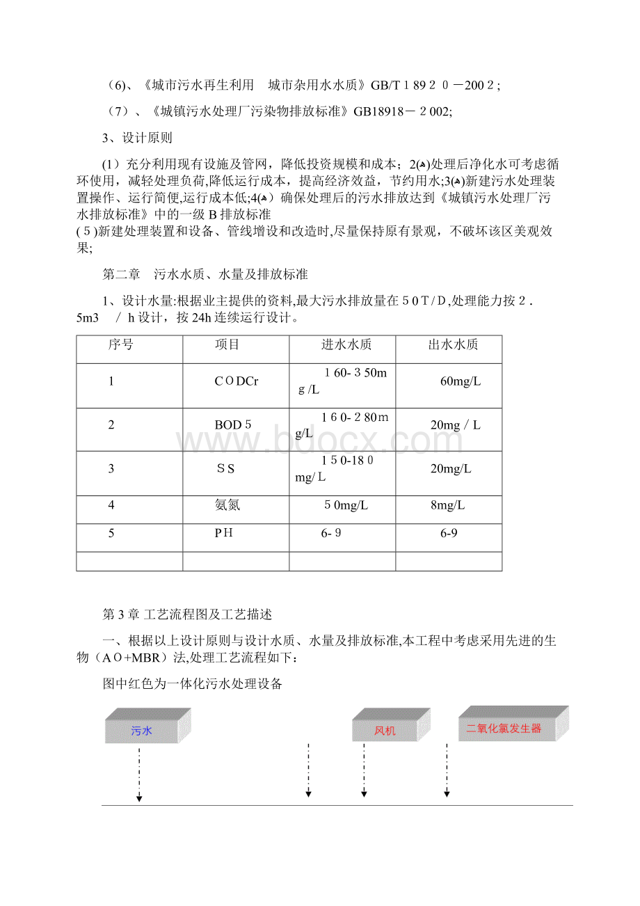 地埋一体化50t处理方案.docx_第2页