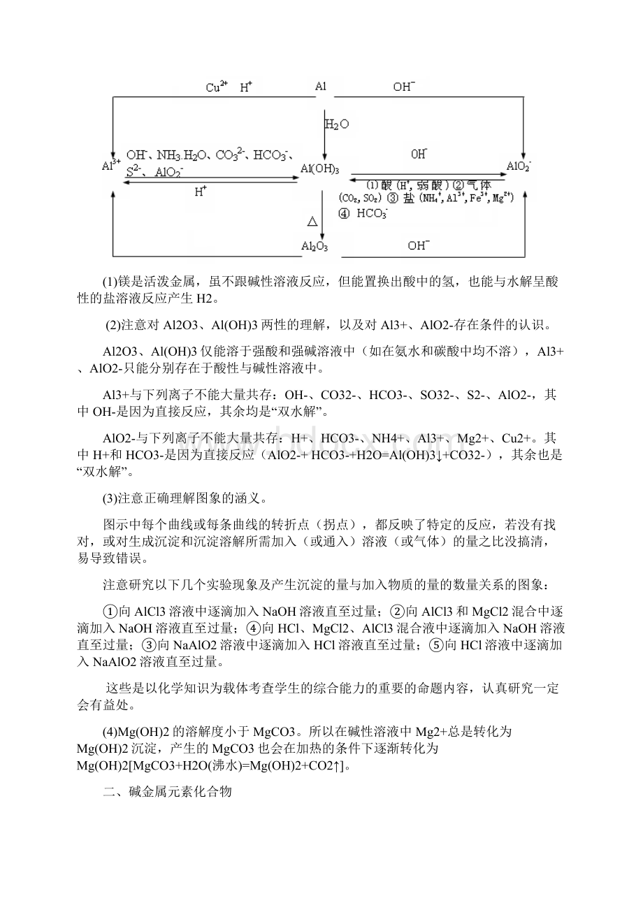 新人教高三化学专题复习71金属元素及其化合物.docx_第3页