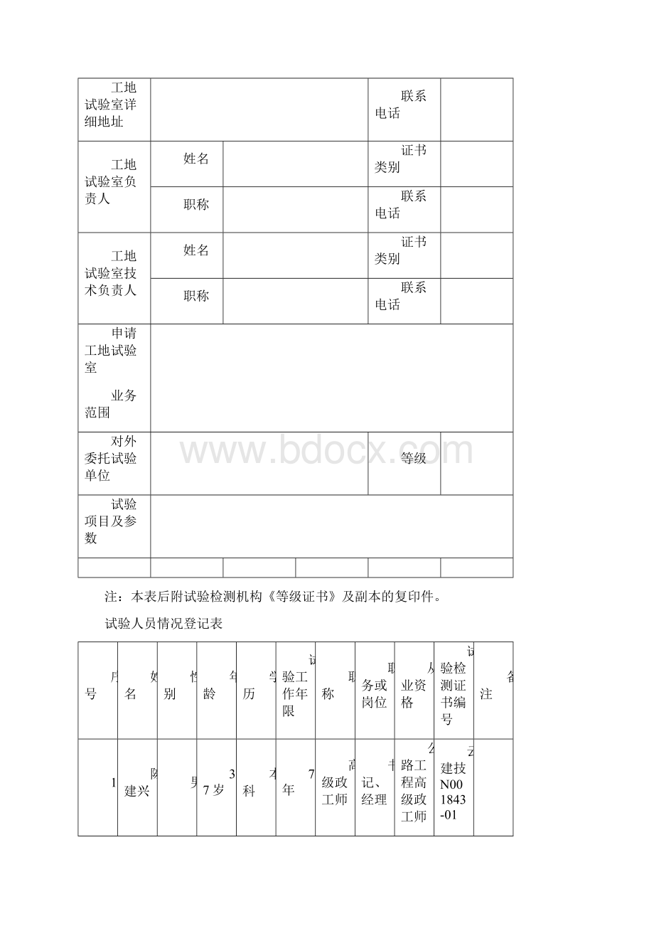 工地临时试验室资质申报表格.docx_第2页