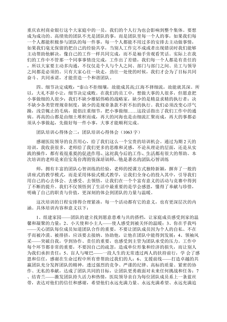 工作总结之团队培训的总结感想.docx_第2页