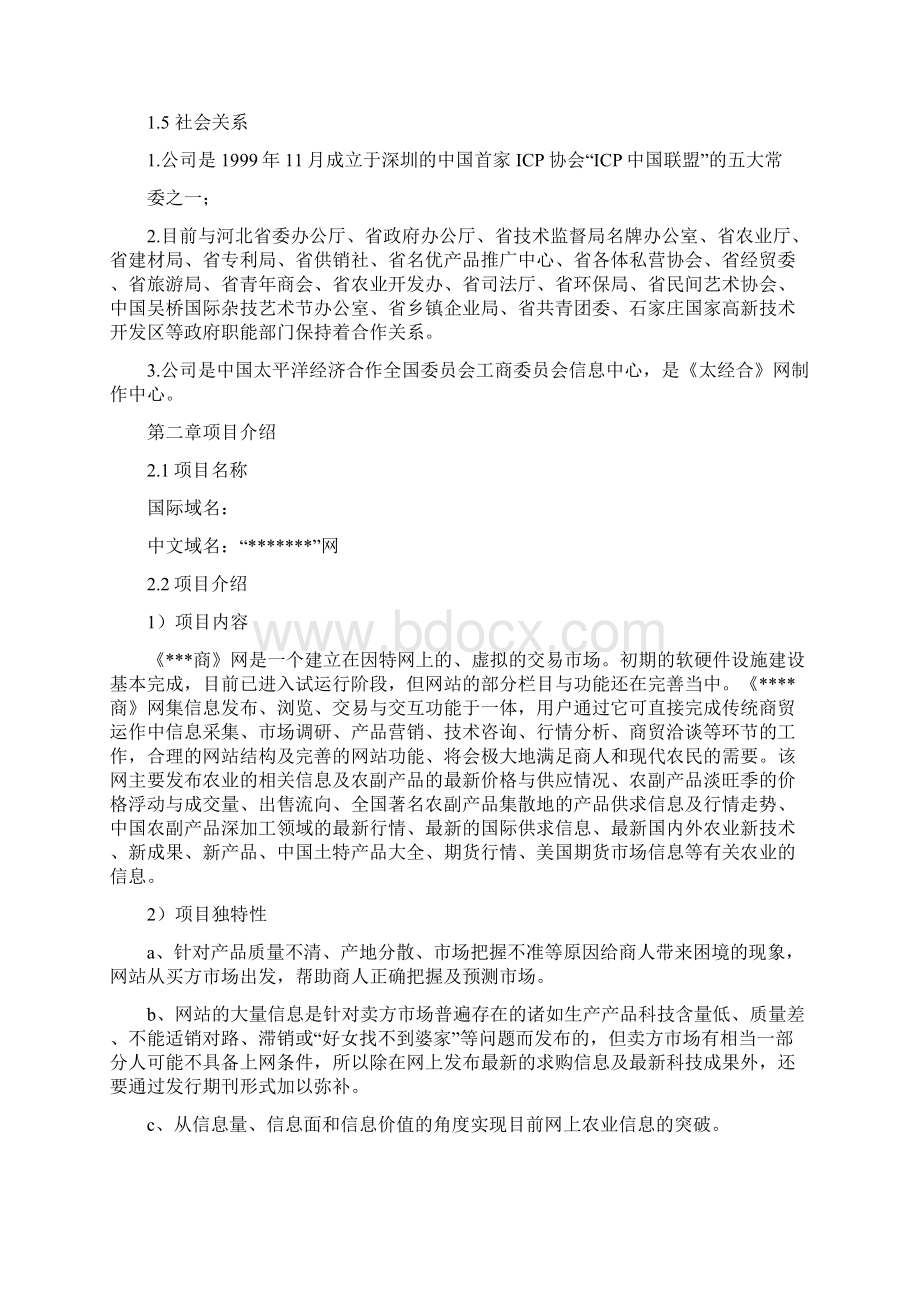 网站商业计划书样例.docx_第2页