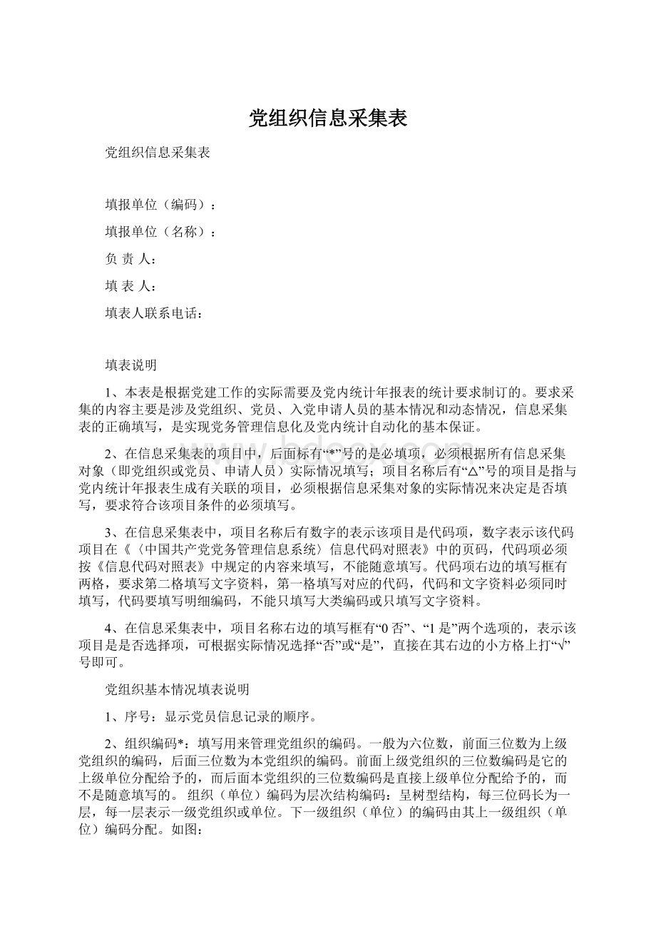 党组织信息采集表.docx_第1页