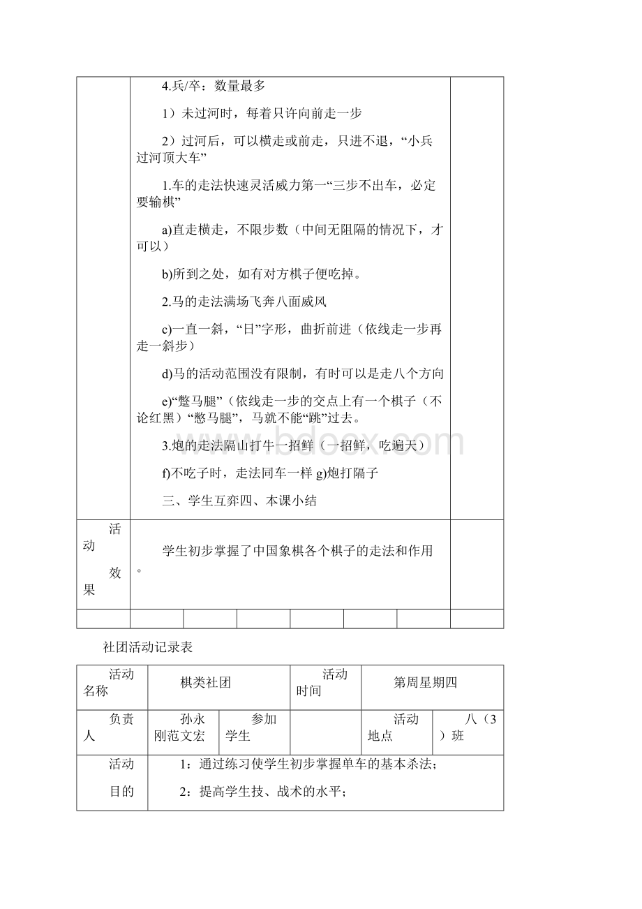 参考借鉴象棋社团活动记录表doc.docx_第2页