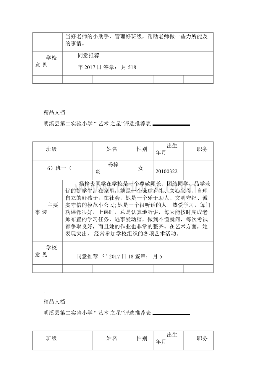 校园之星推荐表 2Word格式.docx_第2页