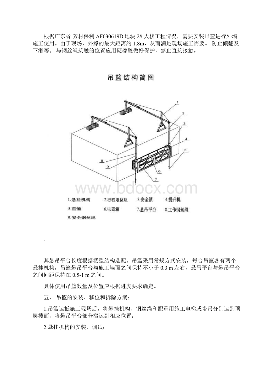 工程吊篮施工方案Word格式.docx_第3页