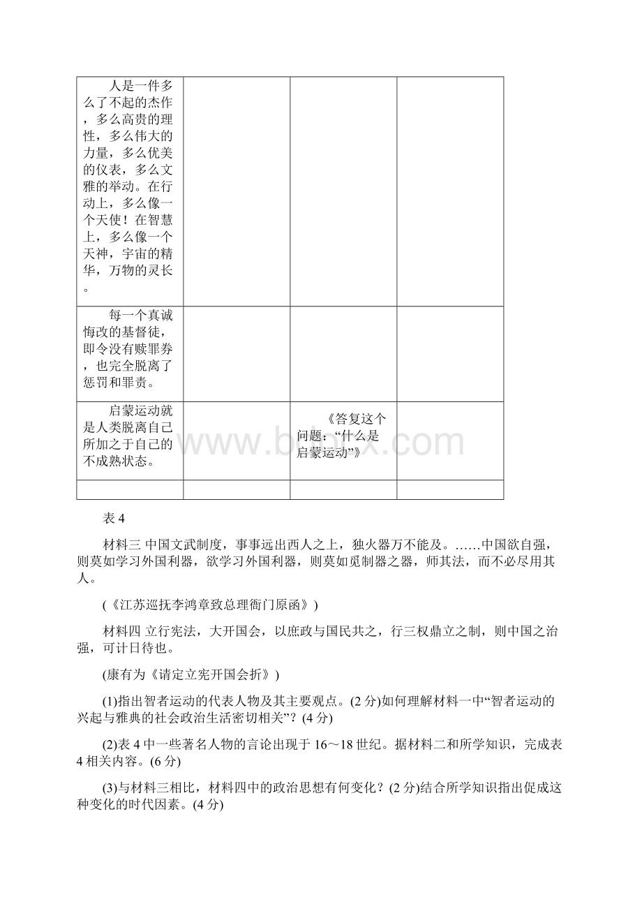 高考历史必修三复习第三单元材料题.docx_第3页