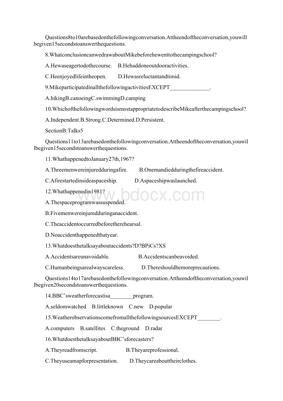 北京大学考博英语真题试题及答案Word文档下载推荐.docx_第2页