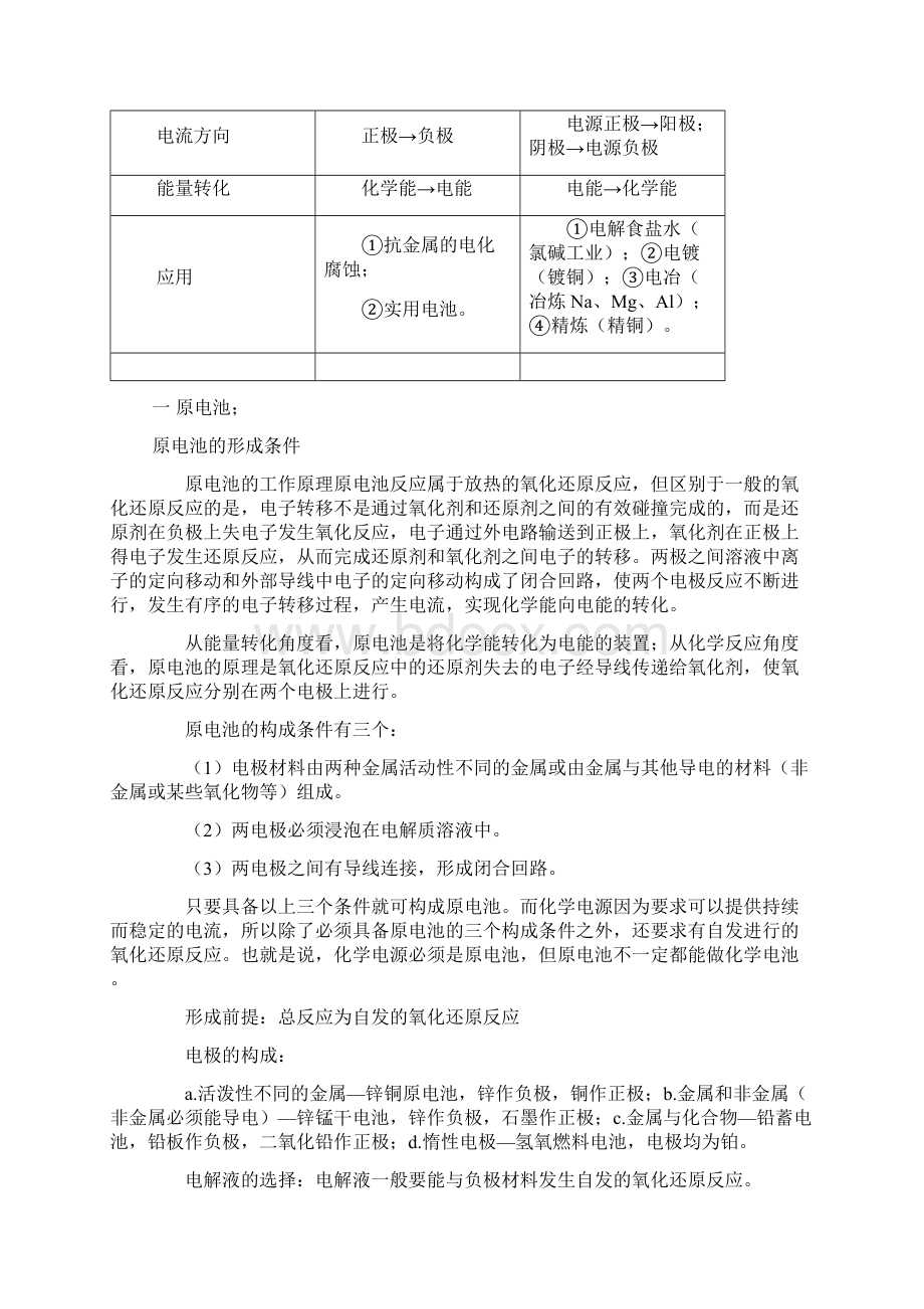 高中化学知识点原电池和电解池Word下载.docx_第2页