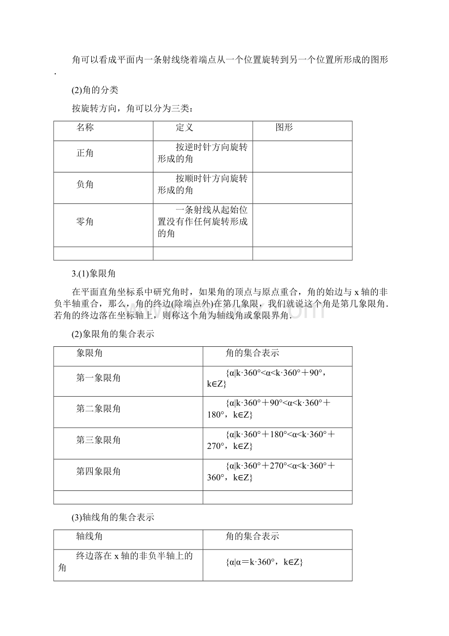 高中数学 第一章 三角函数 1周期现象 2角的概念的推广 新人教A版必修4.docx_第2页