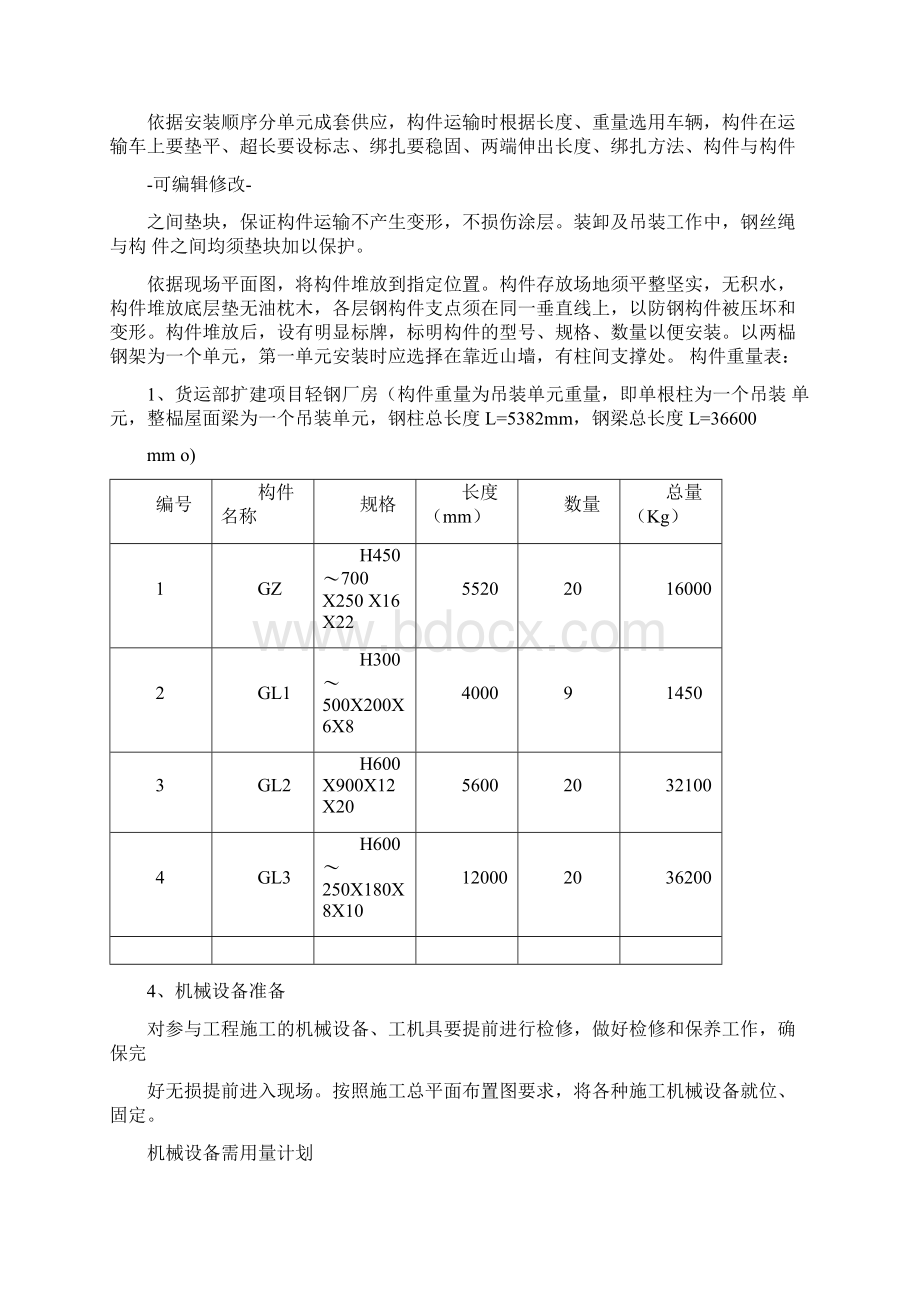 门式刚架吊装方案Word文档下载推荐.docx_第2页