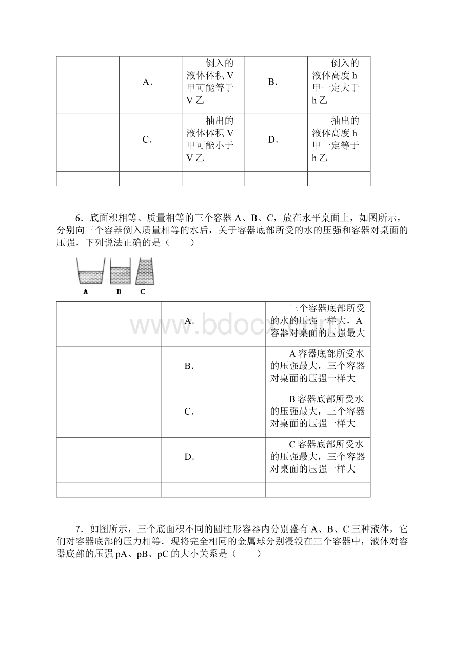 完整版液体压强三种容器经典问题.docx_第3页