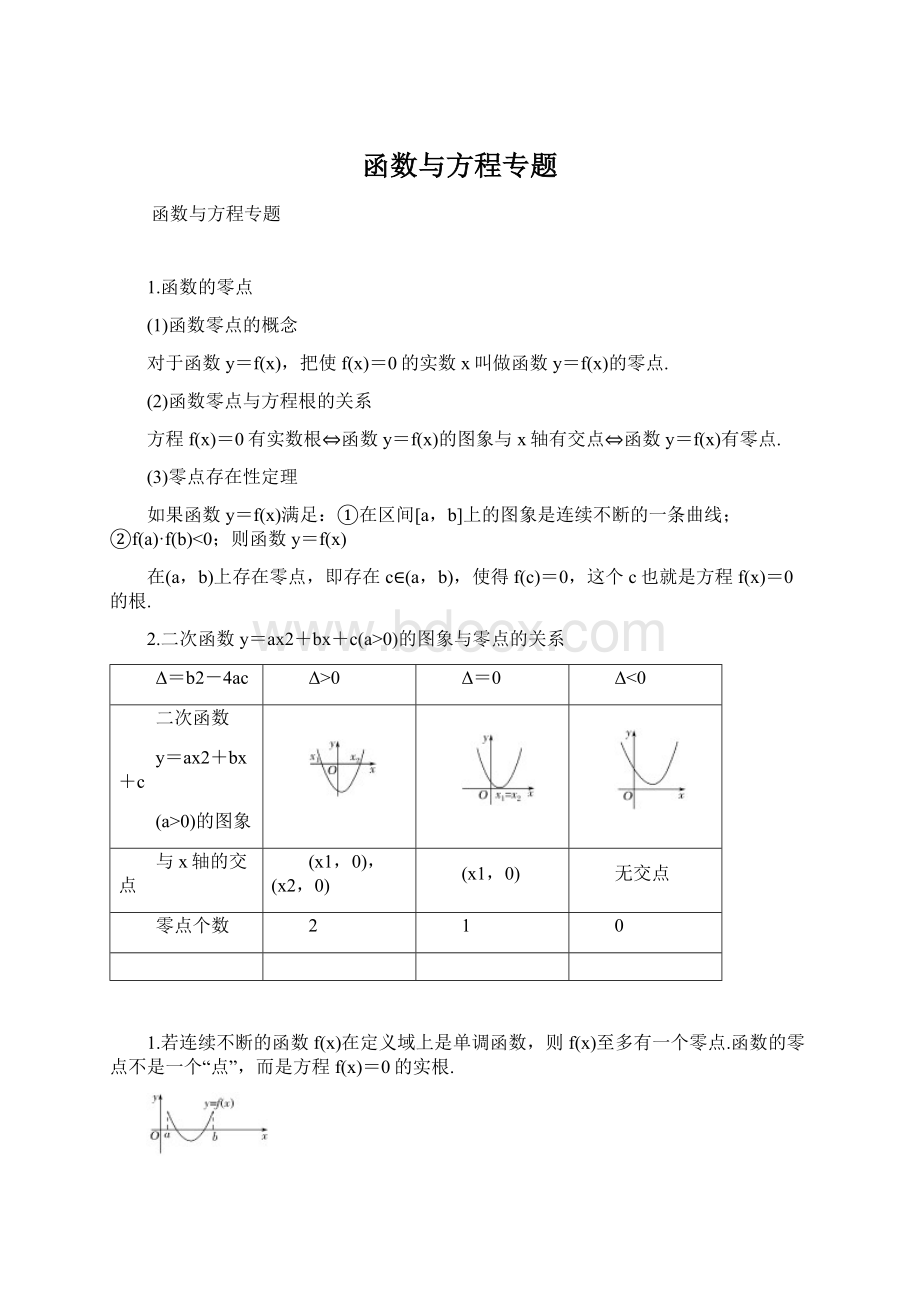 函数与方程专题文档格式.docx_第1页