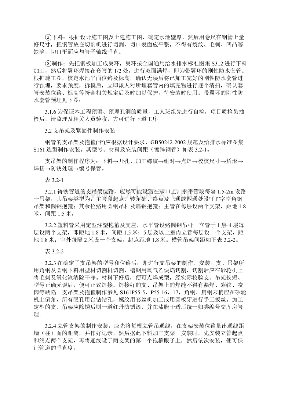 某建筑给水排水及采暖工程施工方案.docx_第2页