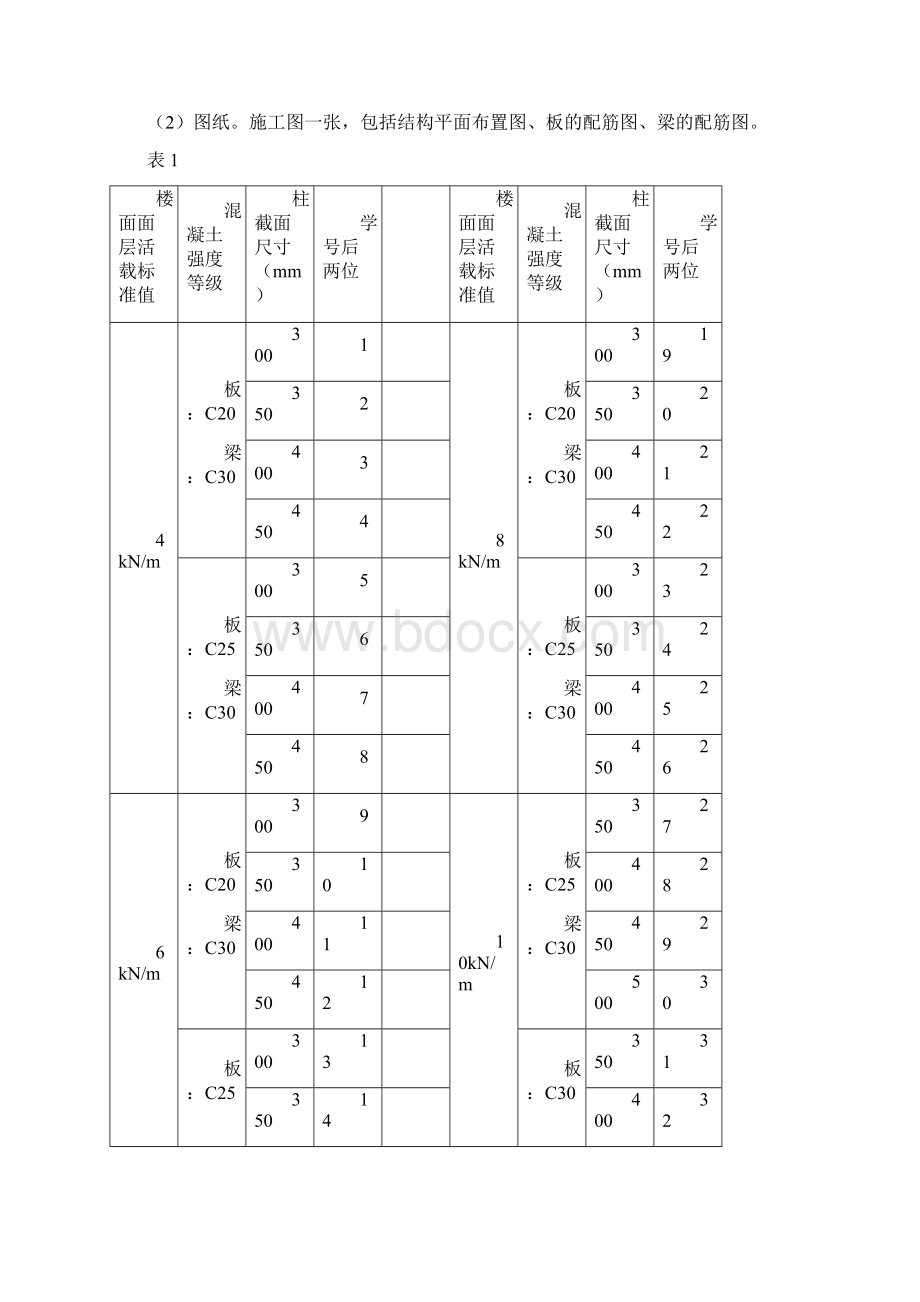 混凝土结构设计课程设计pkpm.docx_第3页