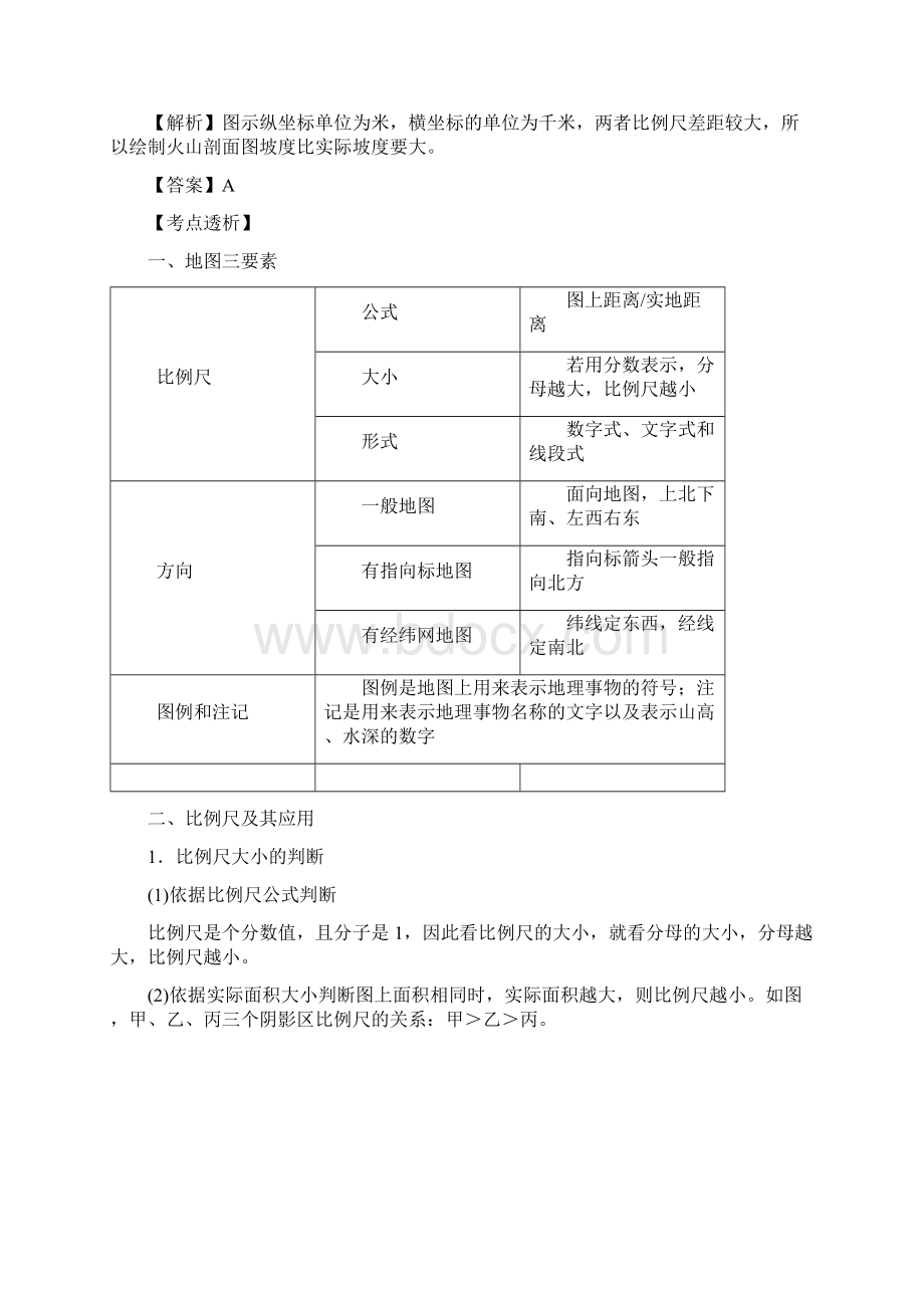 高考地理二轮复习地图三要素考点2.docx_第2页