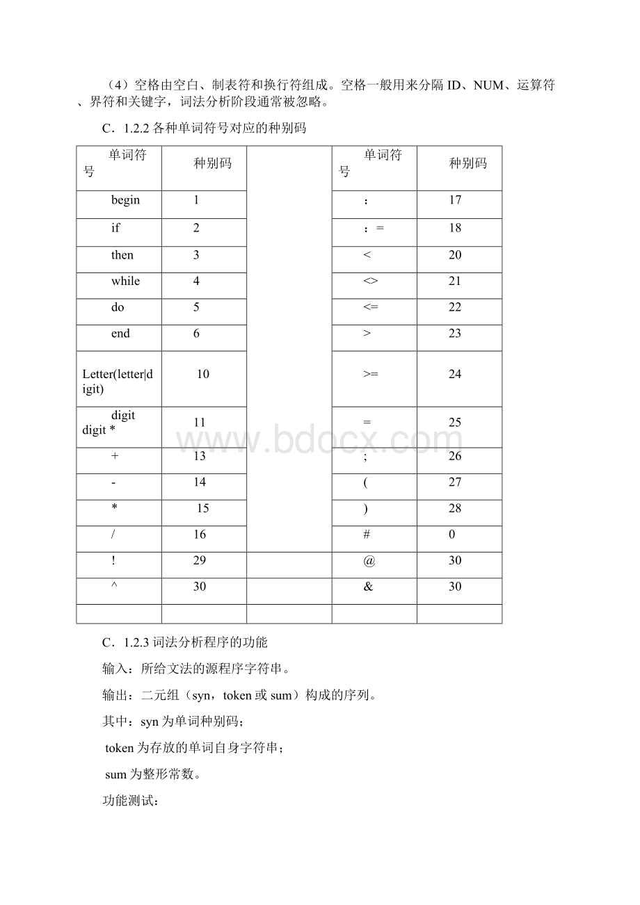 词法分析器C语言编译原理.docx_第2页