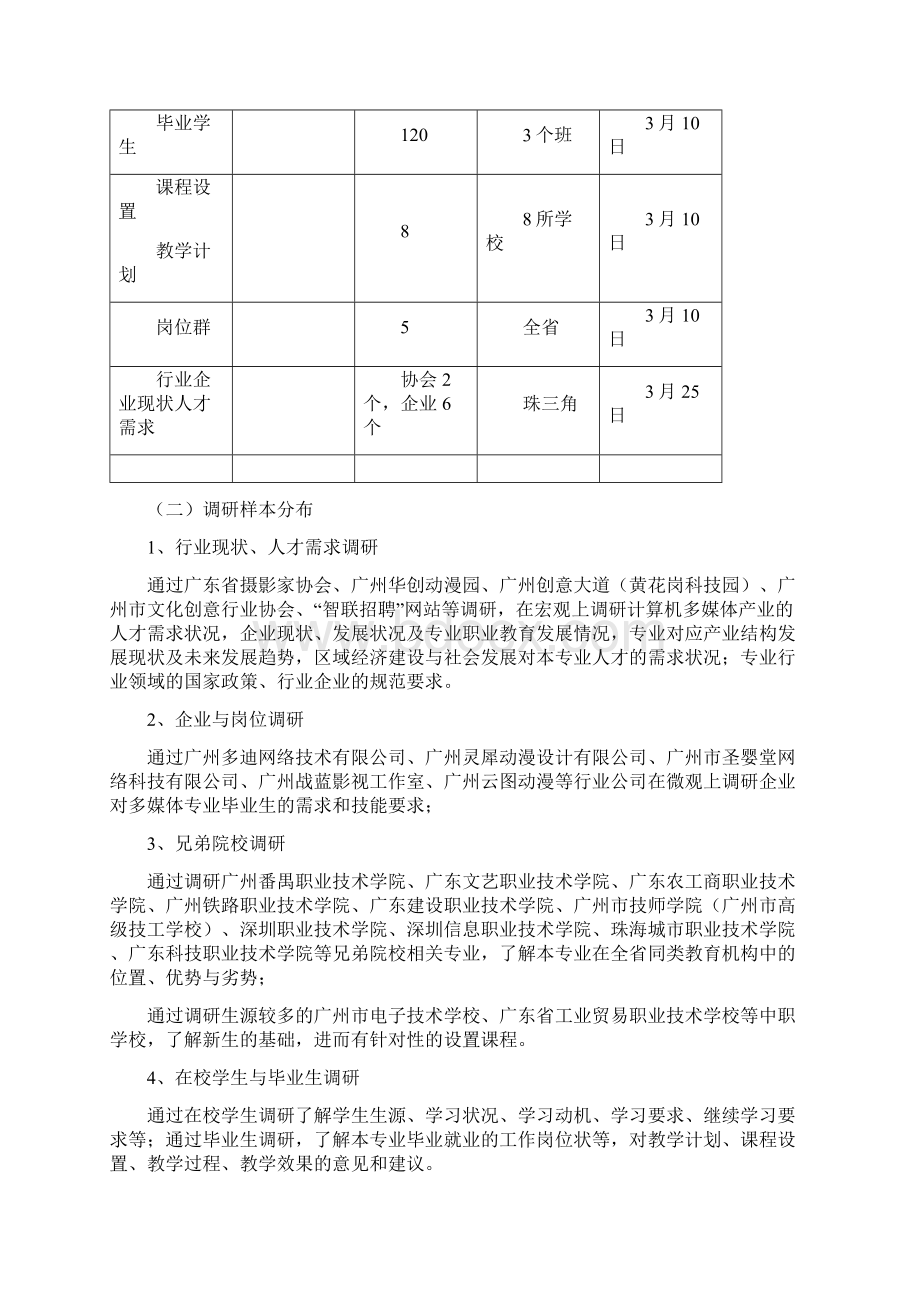 数字媒体应用技术专业建设调研报告.docx_第3页