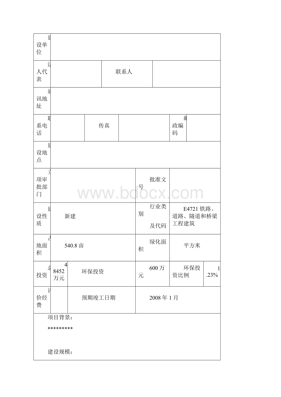 71省道复线及连接线公路工程项目项目建设环境评估报告表.docx_第2页