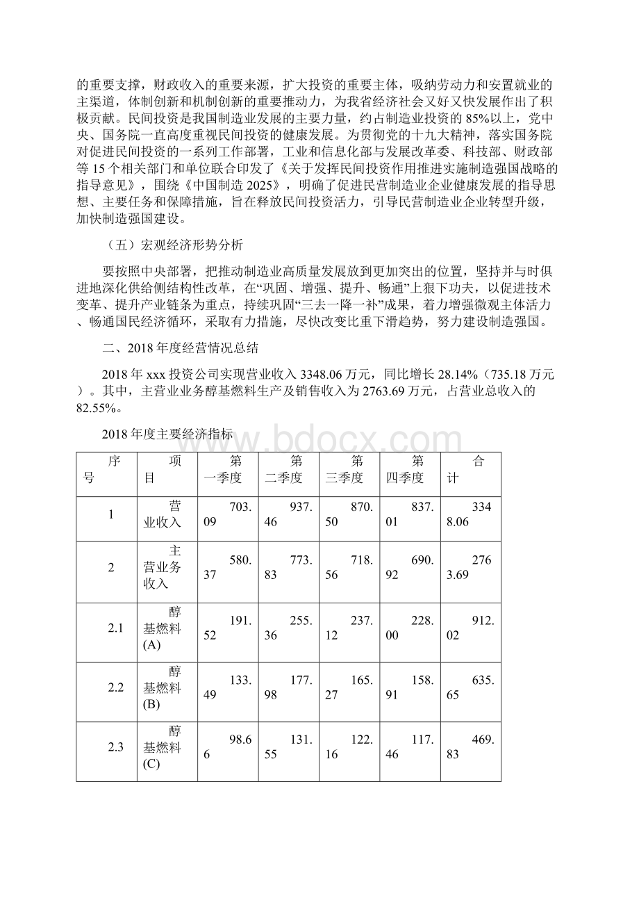 醇基燃料项目年终总结报告.docx_第3页