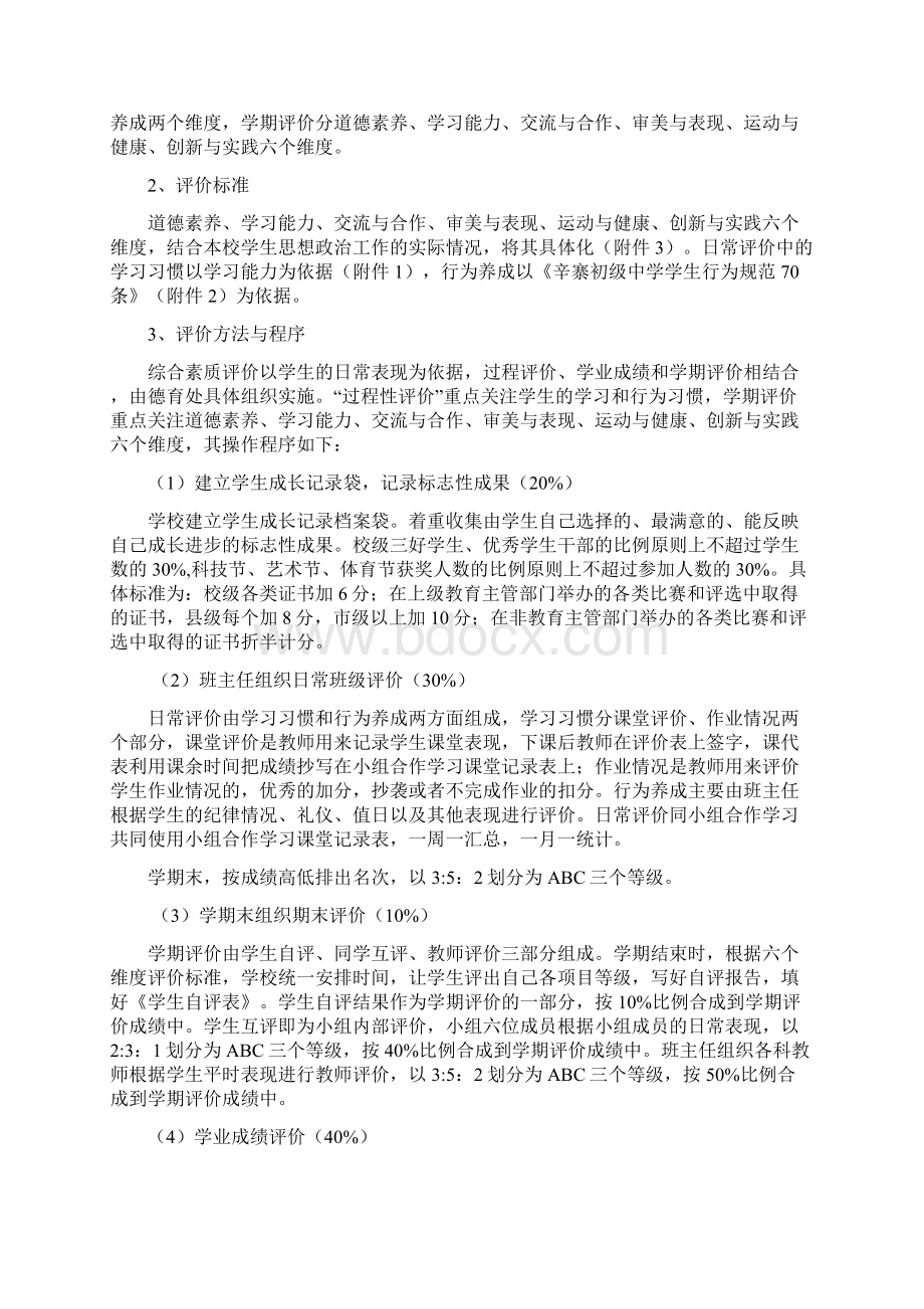 辛寨初级中学综合素质评价实施方案05.docx_第2页