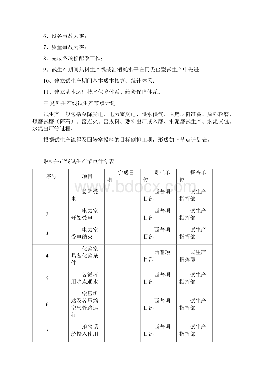 吨每天熟料新型干法水泥生产线试生产方案.docx_第2页