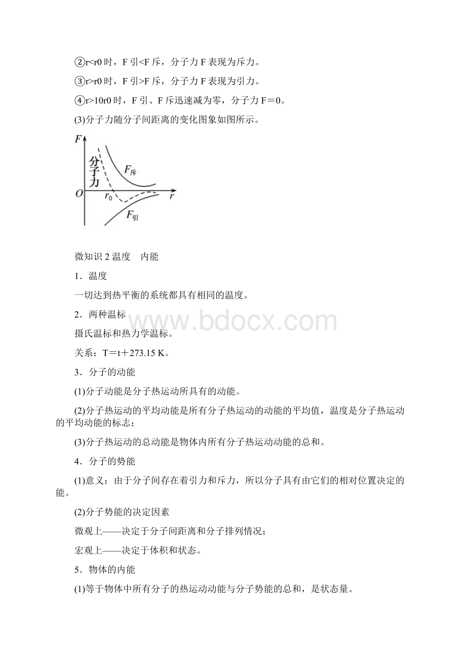 第1讲分子动理论热力学定律讲义.docx_第2页