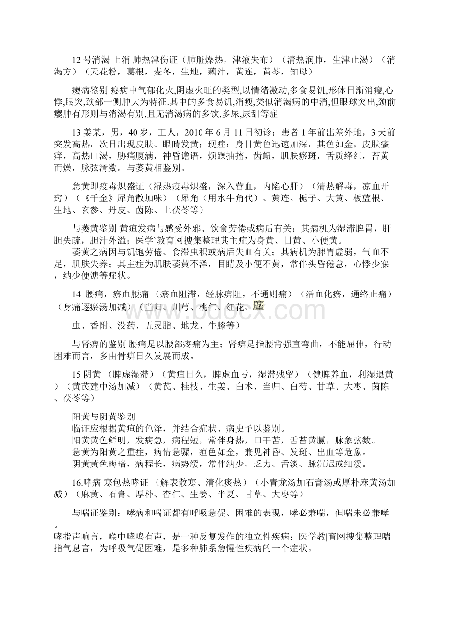 中医执业助理医师实践技能考试真题解析第一站Word文件下载.docx_第3页