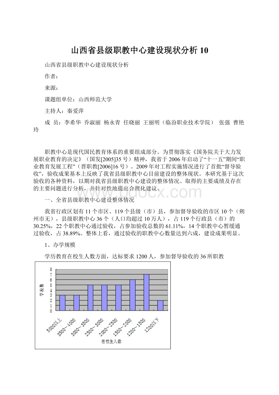 山西省县级职教中心建设现状分析10.docx_第1页