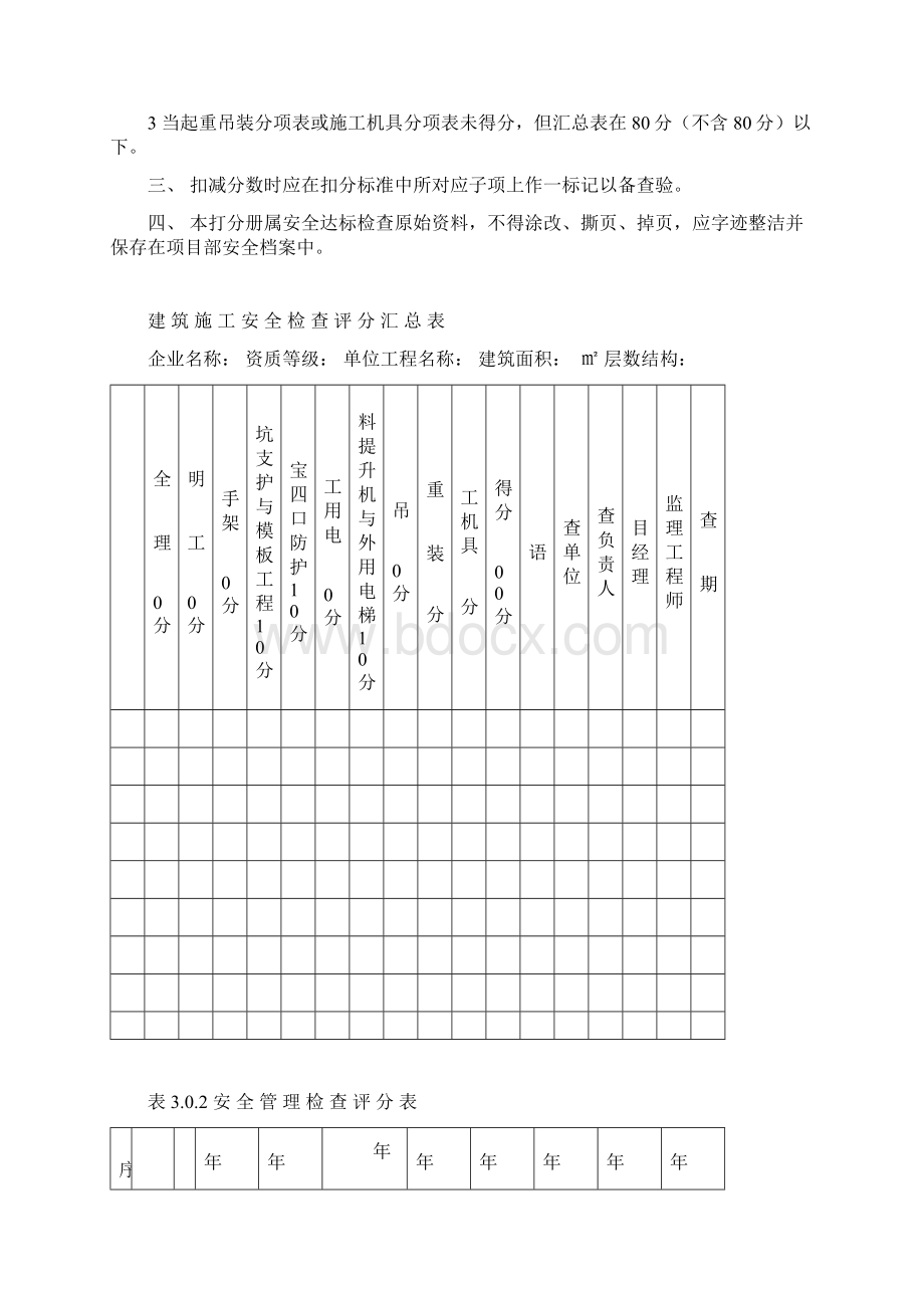 建 筑 施 工 安 全 检 查 平 分 册.docx_第2页