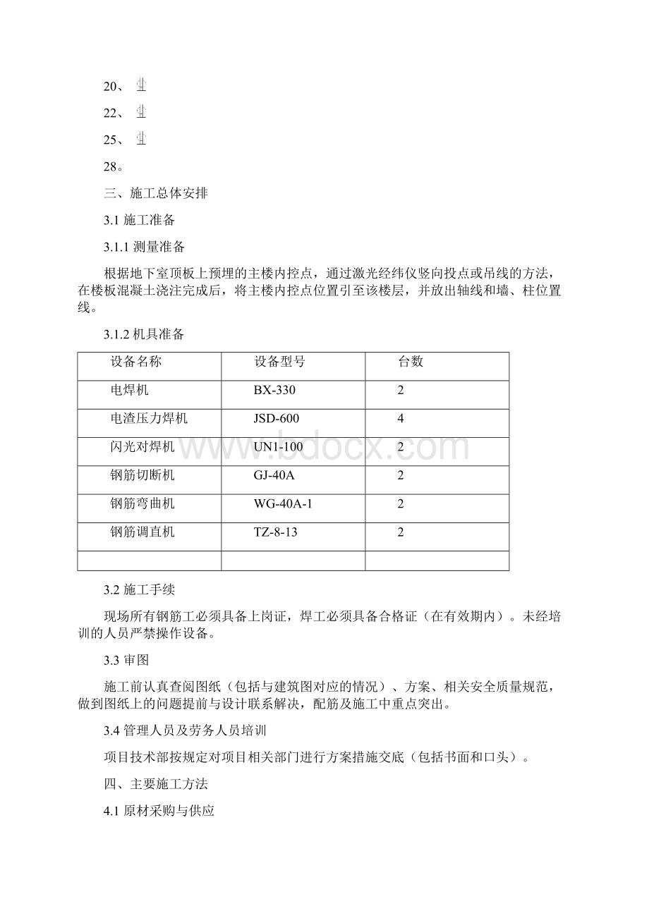 某某广场钢筋主题施工方案.docx_第2页