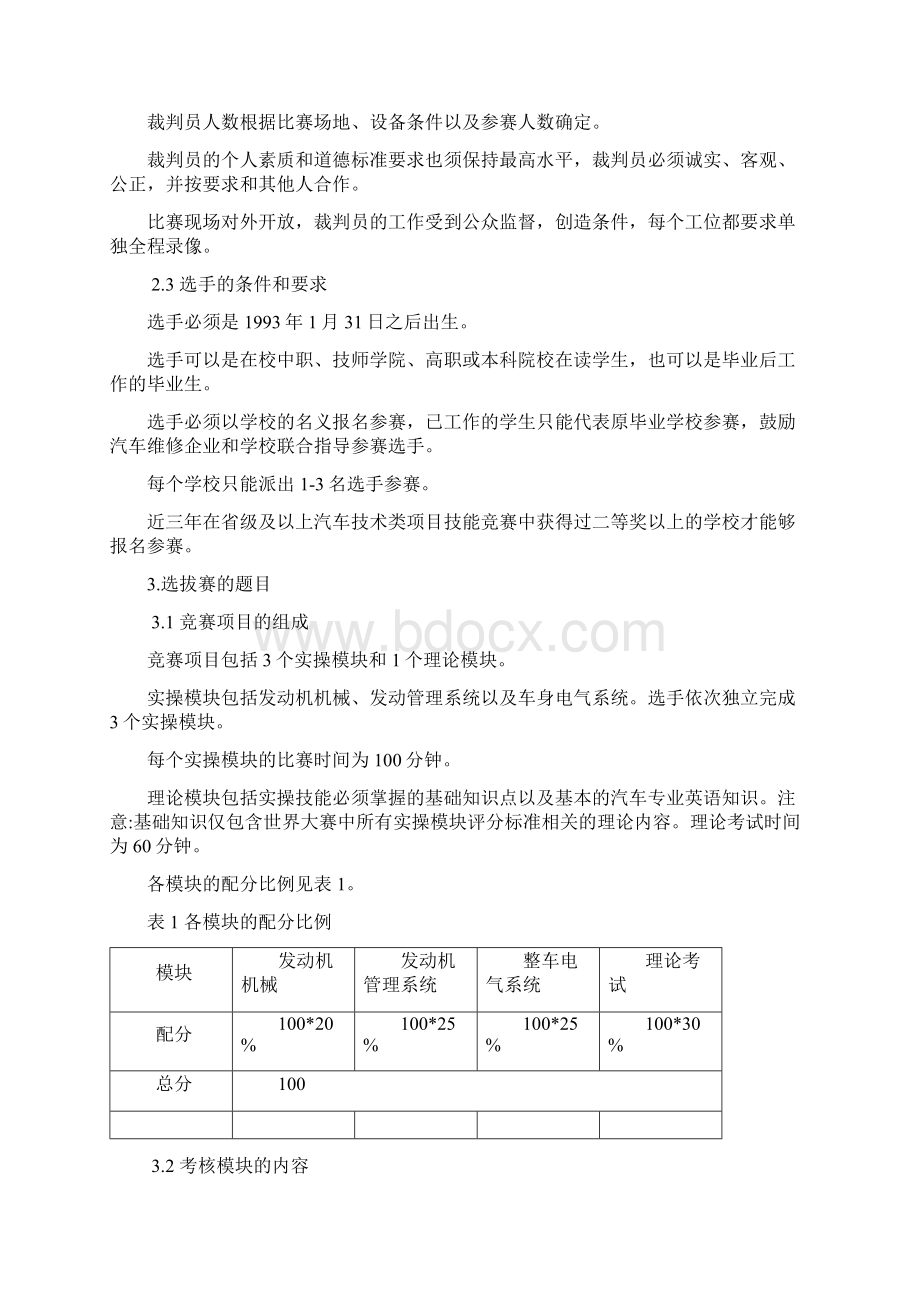 第43届世界技能大赛汽车技术项目山东职业技能鉴定指导中心.docx_第2页