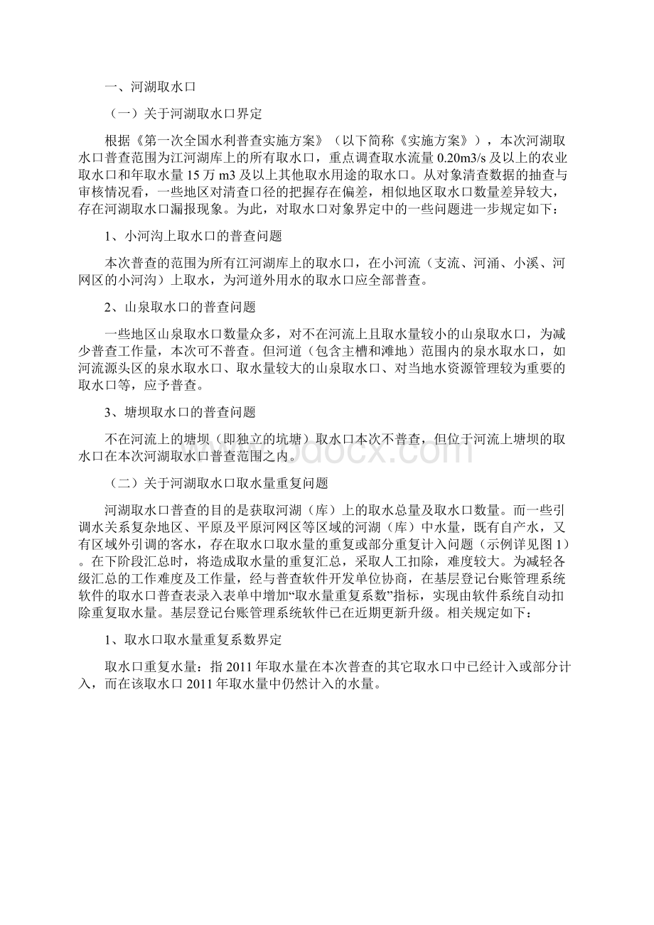 河湖开发治理保护情况普查补充技术规定Word格式.docx_第2页