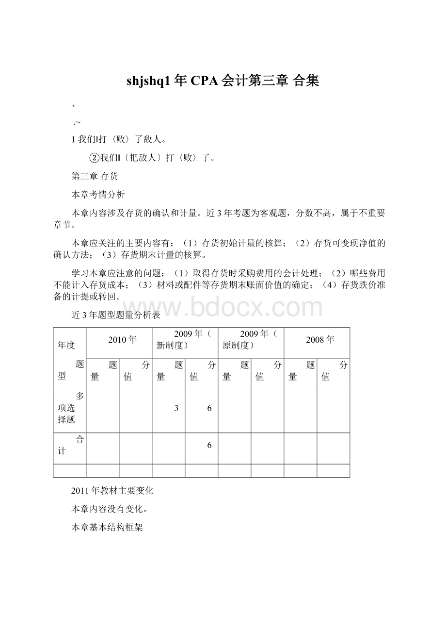 shjshq1年CPA会计第三章 合集Word下载.docx_第1页