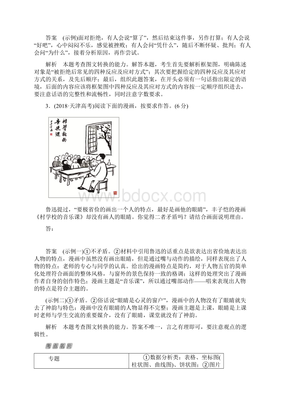 高考语文考前精刷卷专题4图文转换含答案.docx_第2页