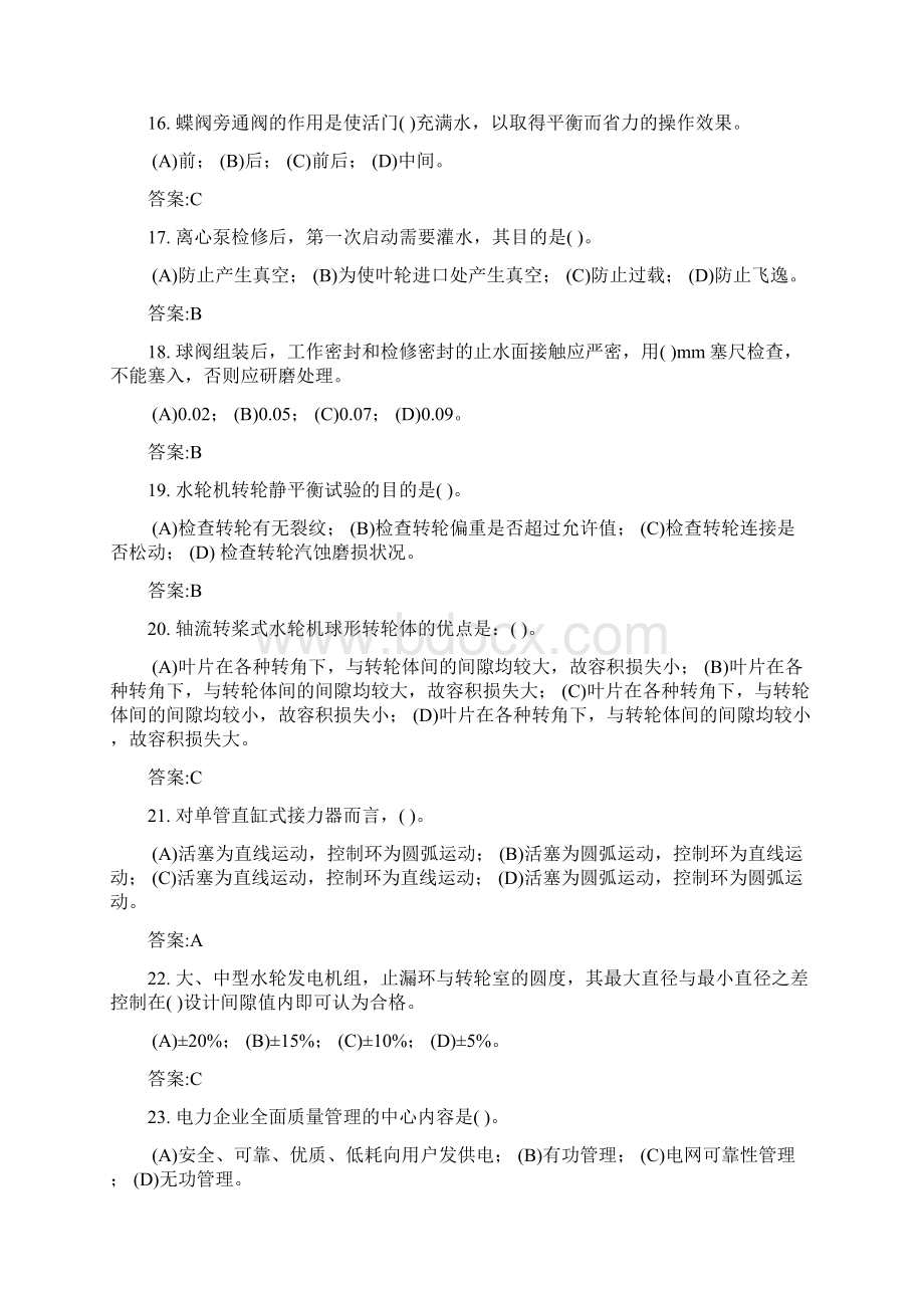 水轮机检修工技师.docx_第3页